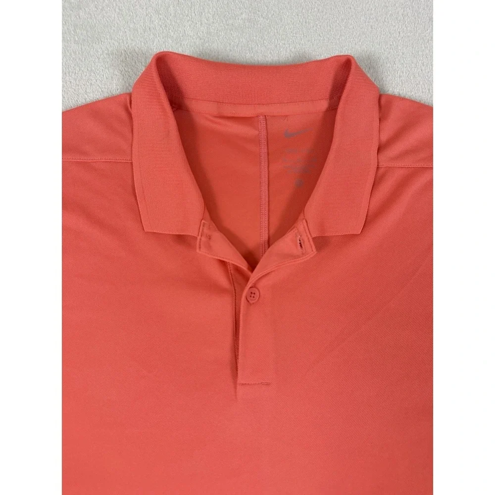 Nike Dri-FIT Victory Golf Polo Shirt Orange Men's XL